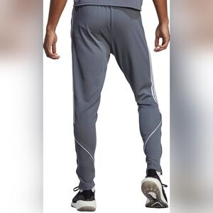 Adidas Men's Trio23 Gray Track Joggers with White Side Stripes Size 3XLT
